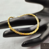 Natural Citrine Gemstone Adjustable Bracelet, 925 Beaded Bracelet, Tiny Crystal Birthstone Bracelet, Healing Bracelet For Her, Woman Gift